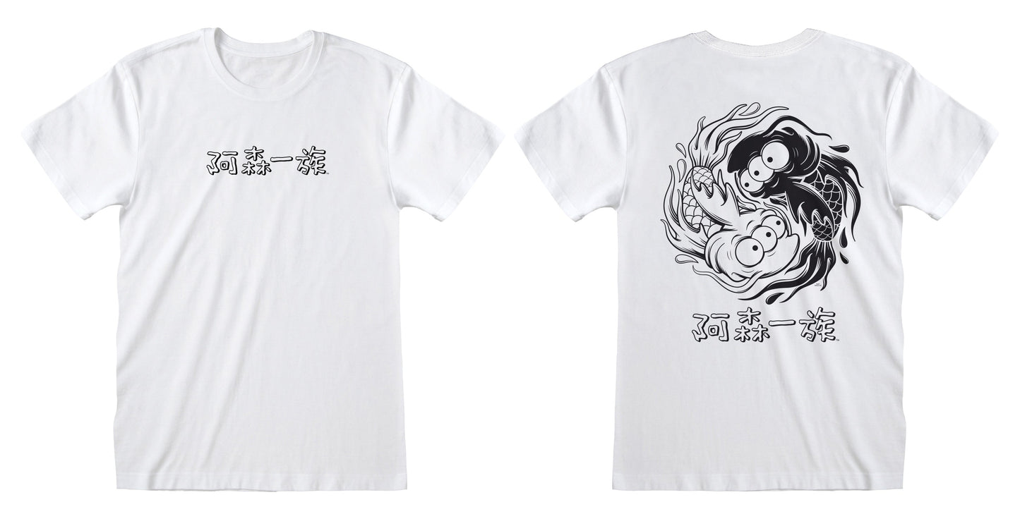 Simpsons-Ying and Yang Fish Unisex T-Shirt